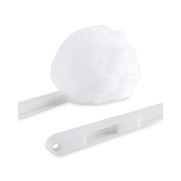 Cepillos para baño Boardwalk, mango de 12 pulgadas de largo, color blanco, plástico, longitud total de 12 pulgadas - BWK00160EA