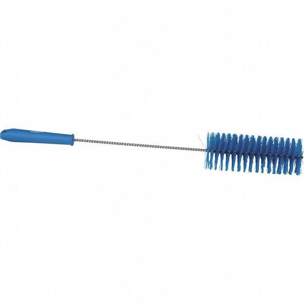 Cepillo de Tubo y Válvula Vikan 2 5/8 in W, Mediano, Mango de 13 1/2 in L, Cepillo de 5 51/64 in L, Azul - 53703