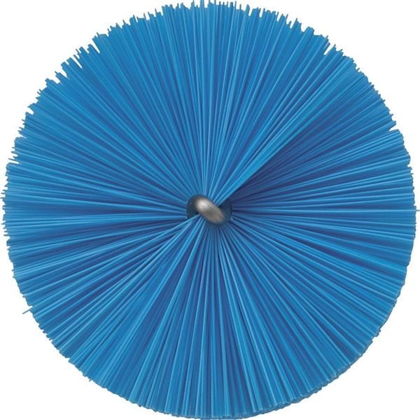 Cepillo de Tubo y Válvula Vikan 2 5/8 in W, Mediano, Mango de 13 1/2 in L, Cepillo de 5 51/64 in L, Azul - 53703