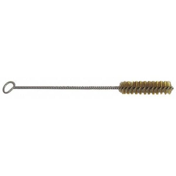 Brocha Schaefer para Tubos y Cañerías, Mango de 6 pulgadas de largo, Cerdas de 2 pulgadas de largo, Amarilla, de Alambre, 8 pulgadas de largo en total - 01046GS