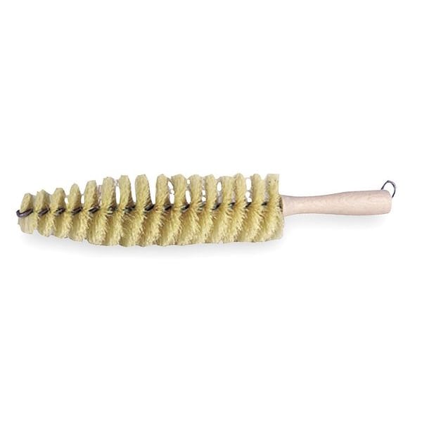 Cepillo de radios Tough Guy de 3 pulgadas, mango de 5 pulgadas y cepillo de 11 pulgadas, blanco, de madera de caucho, 17 pulgadas de largo en total - 1VAH1