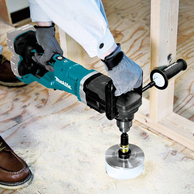 Makita 18V X2 LXT Ion de Litio (36V) Sin escobillas Inalámbrico Taladro Angular Derecho de 1/2 pulgada (Herramienta Solamente) - XAD03Z