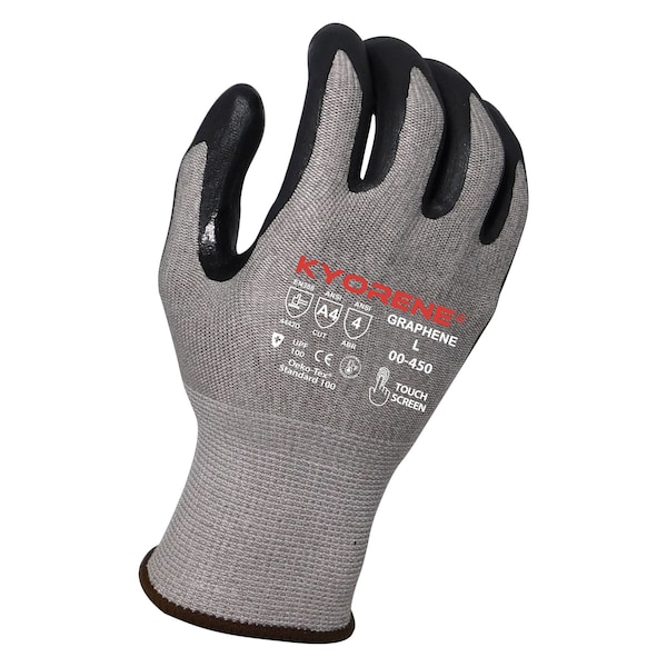 Kyorene 13g Gris Kyorene Grafito Forro A4 con Espuma Nano-Foam HCT Negra
Recubrimiento de Nitrilo en Palma (XXL) Guantes PK - 00-450 (XXL)