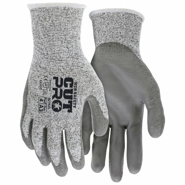 Guante resistente a cortes Mcr Safety, Nivel de corte A3, 13 ga, blanco, 2XS (5) - 92752XXS