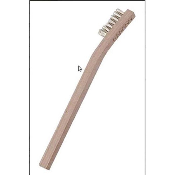 Cepillo de acero inoxidable de 3 filas Gordon Brush Gordon Brush 15SSG; Estuche de 50 unidades - 15SSG