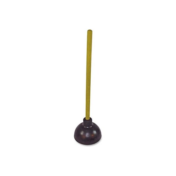 Desatascador Value Plus de 23" de Sp Richards Genuine Joe con Mango Amarillo - GJO85130 - GJO85130