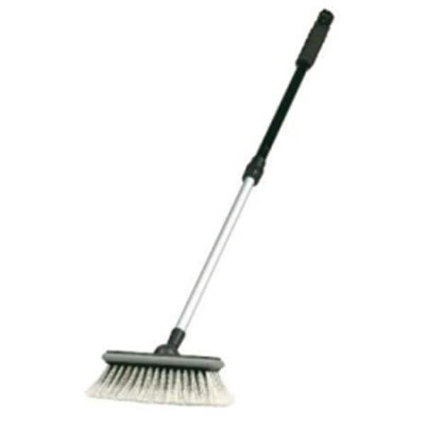 Cepillo de lavado extensible con mango telescópico Carrand CRD92022S de 40 x 8 pulgadas con control de flujo de agua on & off - CRD92022S