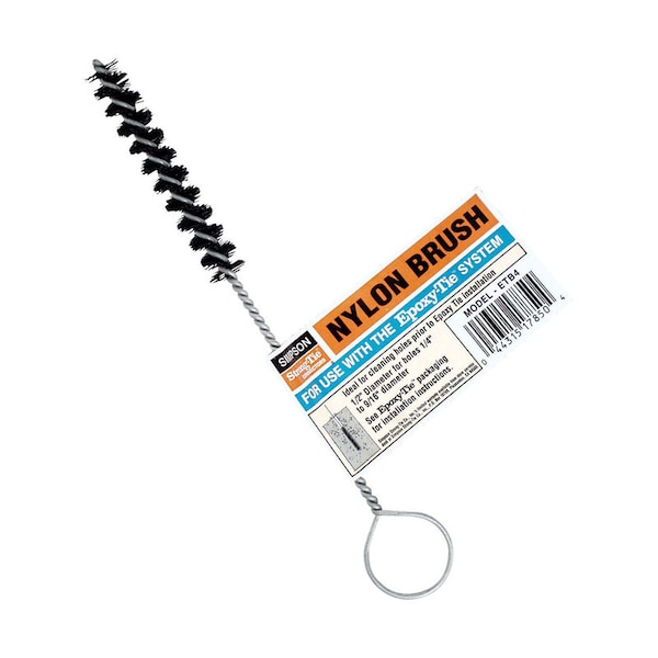 Brocha de limpieza con mango de metal de 5 pulgadas y cerdas medianas de 0.5 pulgadas Simpson Strong-Tie - ETB4