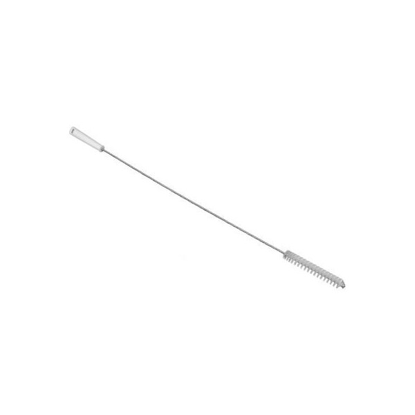 Cepillo de Tubo Remco Vikan de 1.0 pulgadas con Mango Flexible de 3 pies - Mediano, Blanco - 53815