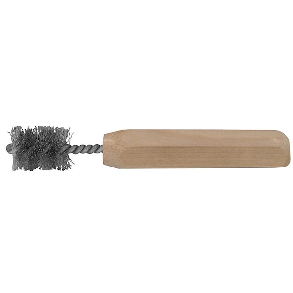 Cepillo de cobre Jones Stephens 1/2 pulgada ID 5/8 pulgada OD, mango de madera, paquete de 100 - B29051