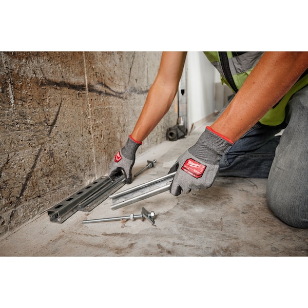 Guantes sumergidos resistentes al corte Milwaukee Tool, Nivel de corte A5, calibre 18, XL - 48-73-8753