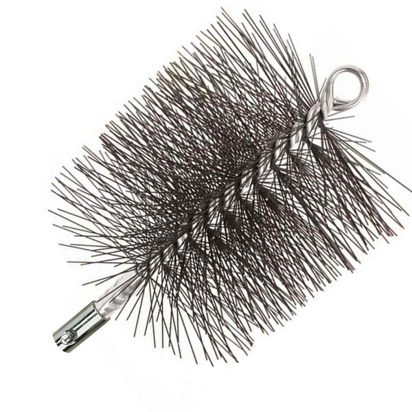 Cepillo de alambre redondo Buttonlok de 6 pulgadas Lovelyhome para limpieza de chimeneas - LO1707558