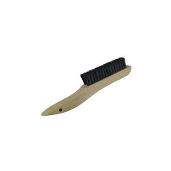 Cepillo para rayones del mango de madera Gordon Brush Milwaukee Dustless Brush 578120; Bronce Fosforado; Caja de 12 - 578120