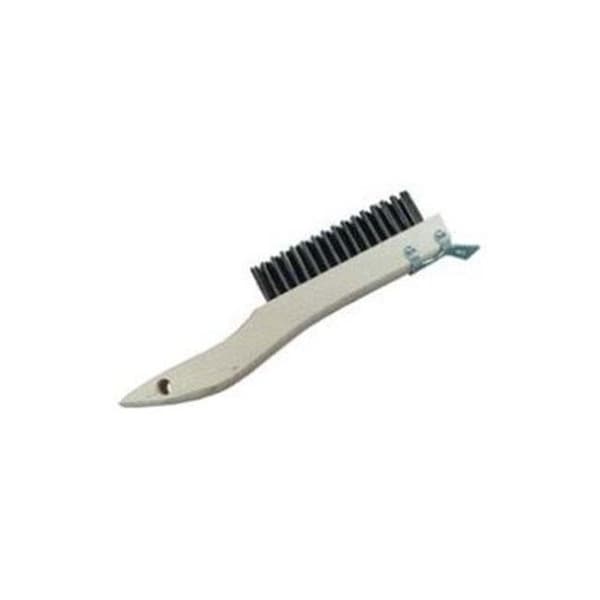 Cepillo de Mango de Zapato de Madera Gordon Brush Milwaukee Dustless Brush 578150; Con Raspador de Acero al Carbono Templado; Caja de 24 - 578150