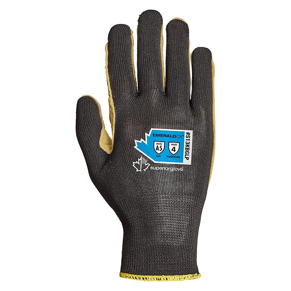 Guante tejido Superior Glove, Nivel de corte A5, 13 ga, Negro/Beige, L - S13KBGLP/L