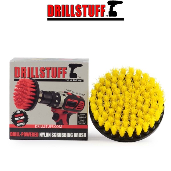 Accesorios para baño Drillstuff - Productos de limpieza - Cepillo para taladro - Limpieza - 5IN-S-Y-QC-DS