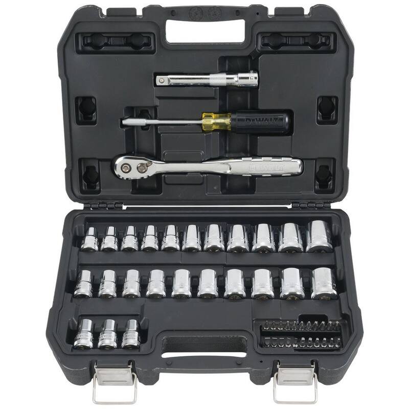 DEWALT Juego de Herramientas Mecánicas de 1/2 pulgada (49 piezas) - DWMT45049