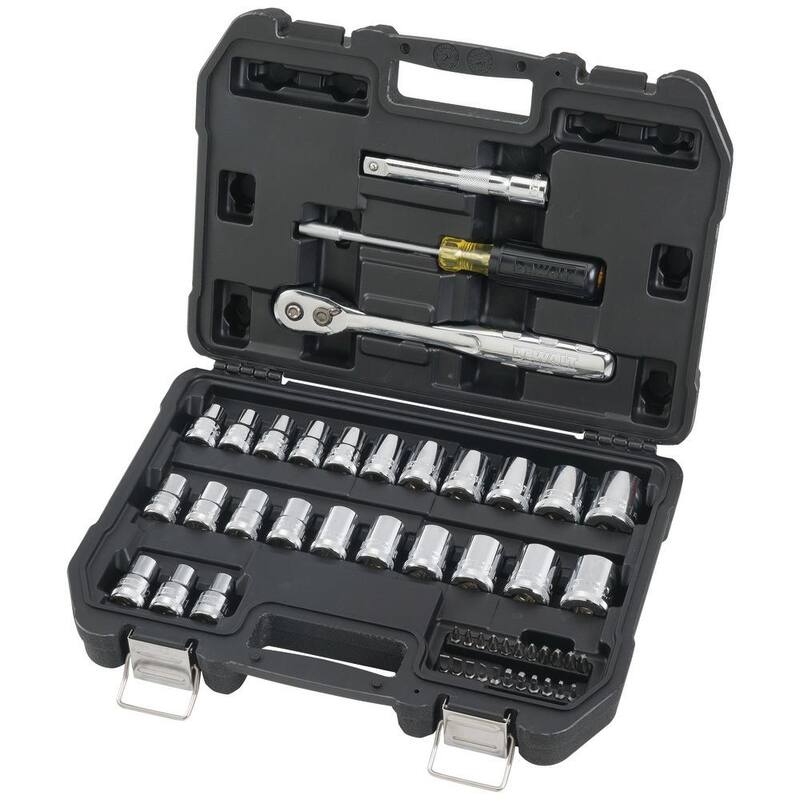 DEWALT Juego de Herramientas Mecánicas de 1/2 pulgada (49 piezas) - DWMT45049