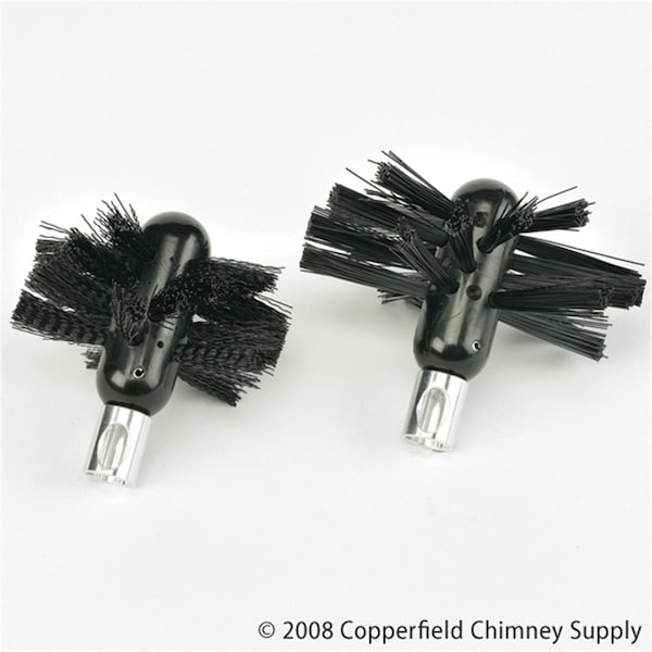 Cepillo de hélice de 3 pulgadas Flowers First A.W. Perkins Co 3403 para limpieza de conductos de pellets - FL3370382