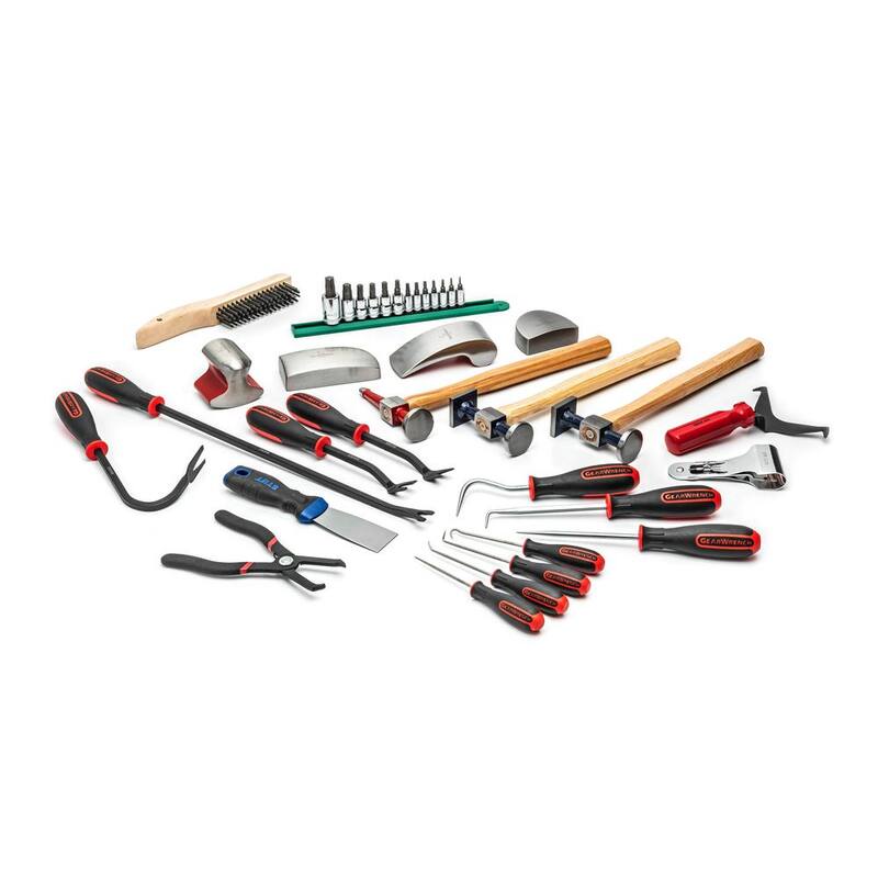 Juego de herramientas para construcción de carrera GEARWRENCH Auto Body TEP (39 piezas) - 83093.