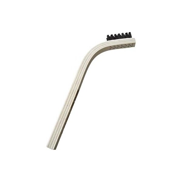 Cepillo para Rascar Gordon Brush de 3 x 7 Filas de Bristle de Nylon de 0.018" y Mango Doblado a 60° - 60NG-12