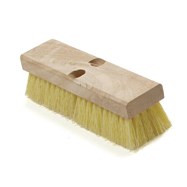 Cepillo para Deck Malish, 12 pulgadas, Polietileno, Amarillo, Cepillo de 12 pulgadas, Amarillo, Madera - 062412SP