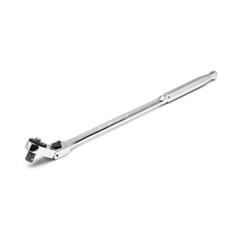 Juego de herramientas mecánicas GEARWRENCH de 1/4 de pulgada, con trinquete de cabeza flexible delgada de 6 puntos y llaves de vaso métricas (45 piezas) - 81032