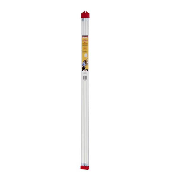 Kit de limpieza de conducto de ventilación de plástico plateado/blanco Linteater Gardus LintEater de 12 pies - R-3203612