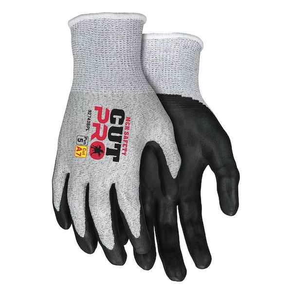 Mcr Safety MCR Seguridad Cut Pro 13 Guantes Recubiertos de Bi-Polímero con Concha de Hypermax de 13 Galgas - 92743BP-M