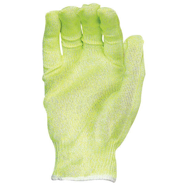 Guante de Punto Superior Glove, Nivel de Corte A7, 13 ga, Amarillo de Alta Visibilidad, Talla 7 - STA5HV-S.