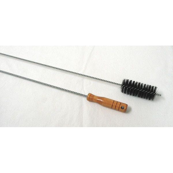 Cepillo de caldera Tough Guy, mango de 26 pulgadas de largo, cepillo de 4 pulgadas de largo, negro, alambre retorcido, 30 pulgadas de largo en total - 2XTD5