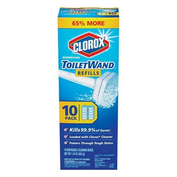 Clorox Clorox 1605419 Cabezales de Recambio para Escobilla para Inodoro Toilet Wand - 1605419