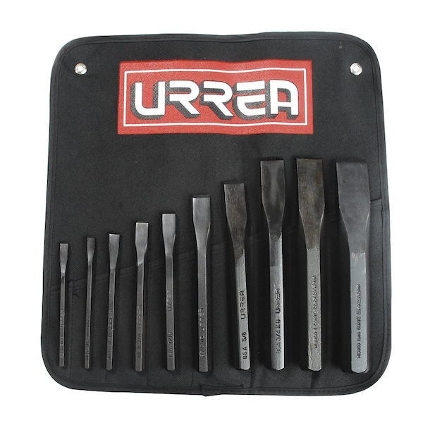 Urrea Cold cut Chisel Set of 10 pieces - 86D