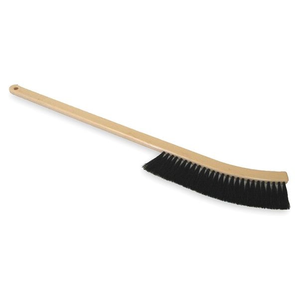 Cepillo de Banco Tough Guy, Suave, Mango de 14 pulgadas de largo, Cepillo de 10 pulgadas de largo, Negro, Plástico, 24 pulgadas de largo en total - 2VNA7