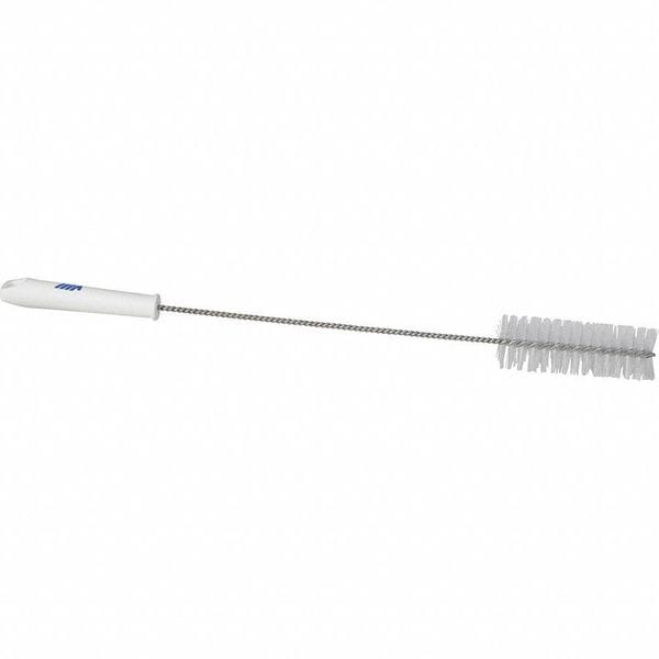 Cepillo para tubo y válvula Vikan de 1-5/8", rígido, mango de 13 3/4 pulgadas de largo, cerdas de 5 pulgadas de largo, color blanco - 53785