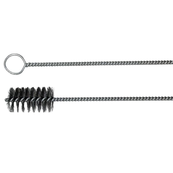 Cepillo para caldera Tough Guy, mango de 27 1/4 pulgadas de largo, cepillo de 2-3/4 pulgadas de largo, de madera, alambre retorcido, 30 pulgadas de largo en total - 2XTE5