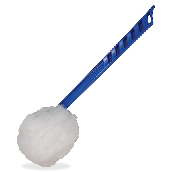 Impact Products Mop para taza de baño de lujo, mango de 12" de largo, azul/blanco, polipropileno, paquete de 100 - IMP201
