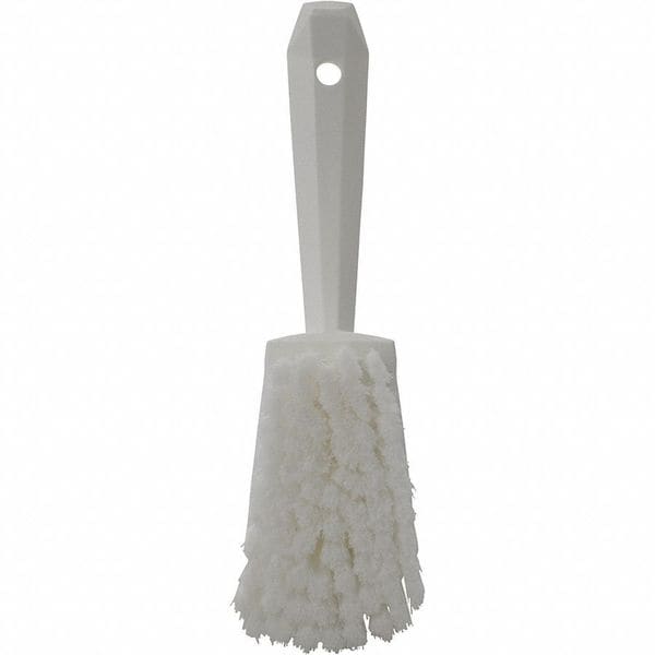 Cepillo Vikan 3 en W, Suave, con Mango de 5 57/64 in, Cerdas de 4 1/2 in, Color Blanco, de Plástico, 10 in de Largo en Total - 41945