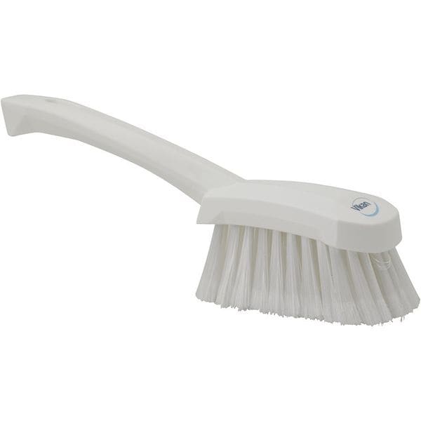 Cepillo Vikan 3 en W, Suave, con Mango de 5 57/64 in, Cerdas de 4 1/2 in, Color Blanco, de Plástico, 10 in de Largo en Total - 41945