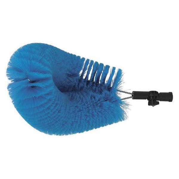 Cepillo Vikan 9 pulgadas W Clean In Place, Suave, Mango de 4 1/2 pulgadas de Largo, Cerdas de 20 pulgadas de Largo, Azul, Polipropileno - 53713