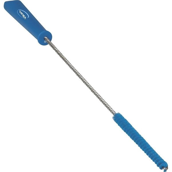 Cepillo para tubos y válvulas Vikan 7/8 pulgadas, rígido, mango de 14 pulgadas, cepillo de 6 pulgadas, color azul, longitud total de 20 pulgadas - 53753