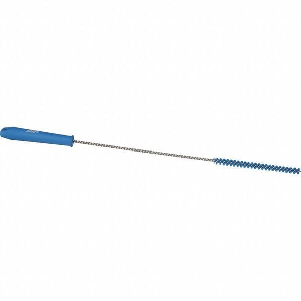 Cepillo para tubos y válvulas Vikan 7/8 pulgadas, rígido, mango de 14 pulgadas, cepillo de 6 pulgadas, color azul, longitud total de 20 pulgadas - 53753