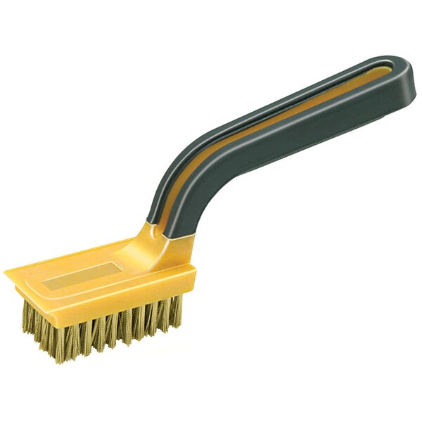 Brocha para decapar de latón ancho Serie B de 1-1/4" x 7" Allway, mango suave - BB2