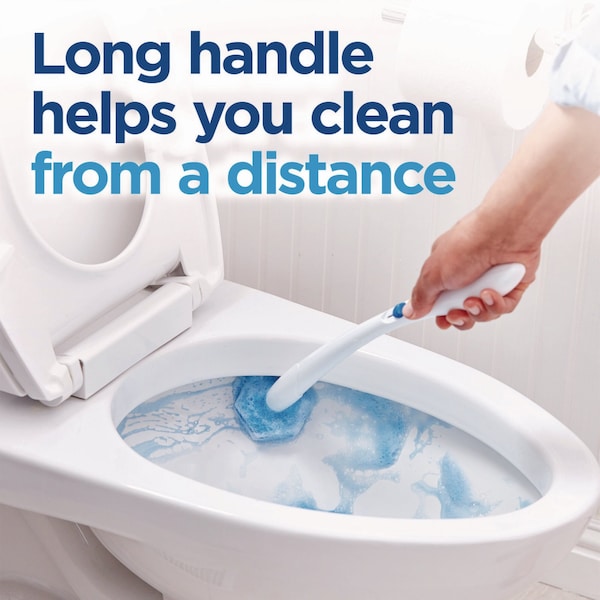 Kit de limpieza desechable para inodoro Clorox Toilet Wand: mango, caddy y recargas - 03191