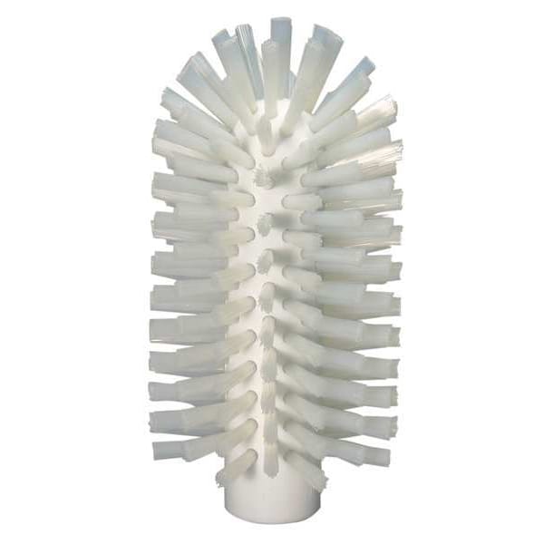 Cepillo para tubos y tuberías Vikan de 3 pulgadas de grosor, tamaño mediano, mango L no aplicable, cepillo de 5 1/2 pulgadas de largo, color blanco, longitud total de 6 pulgadas - 5380775