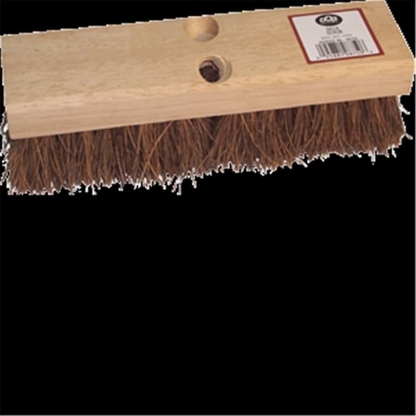 Cepillo para fregar cubiertas Dqb Industries 8750 de 10 pulgadas con cerdas de Palmyra - 025881087506