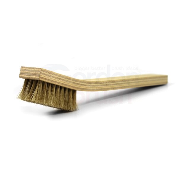 Cepillo grande para rayones con mango de madera contrachapada y cerdas de crin de caballo de Gordon Brush 4 x 9 filas - 36HHG