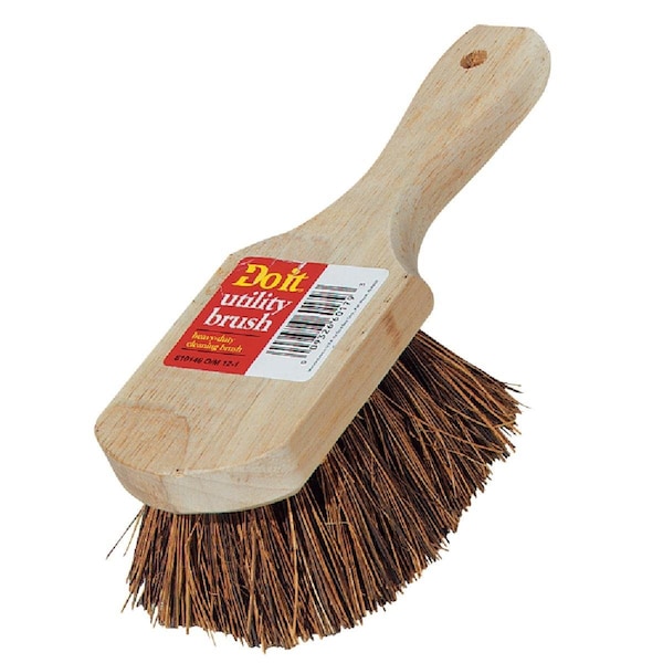 Cepillo de madera para fregar con fibras de palma de 9 pulgadas x 3 pulgadas de All-Source - 89636