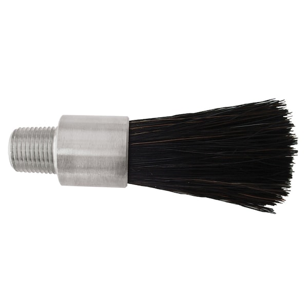 Cepillo Gordon Brush 5/8" D Body Relleno de Crin de Caballo Negro .125" Orificio Flow Thru Brush - LBM-5HH