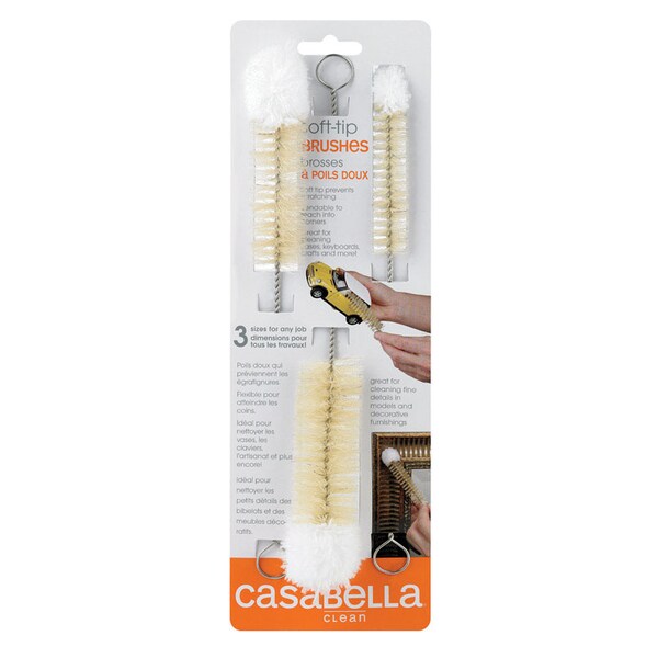 Cepillo para Botellas Casabella Casabella de 5 pulgadas con Cerdas Suaves y Mango de Metal de 6 pulgadas - 8520530